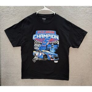 Hendrick Motorsports Shirt Adult XL Black Nascar Racing Grunge Skater Y2K Mens